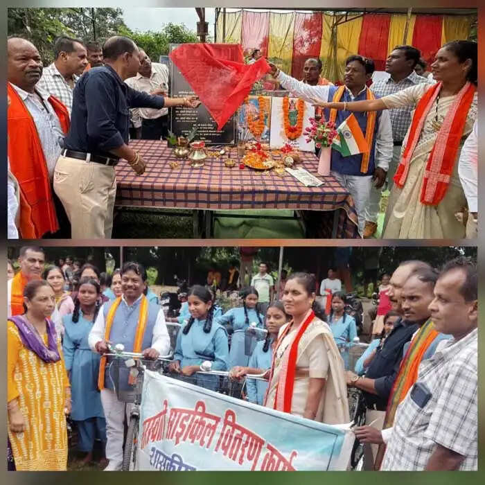 बस्तर सांसद ने 75 लाख के सड़क, पुल पुलिया का किया भूमिपूजन