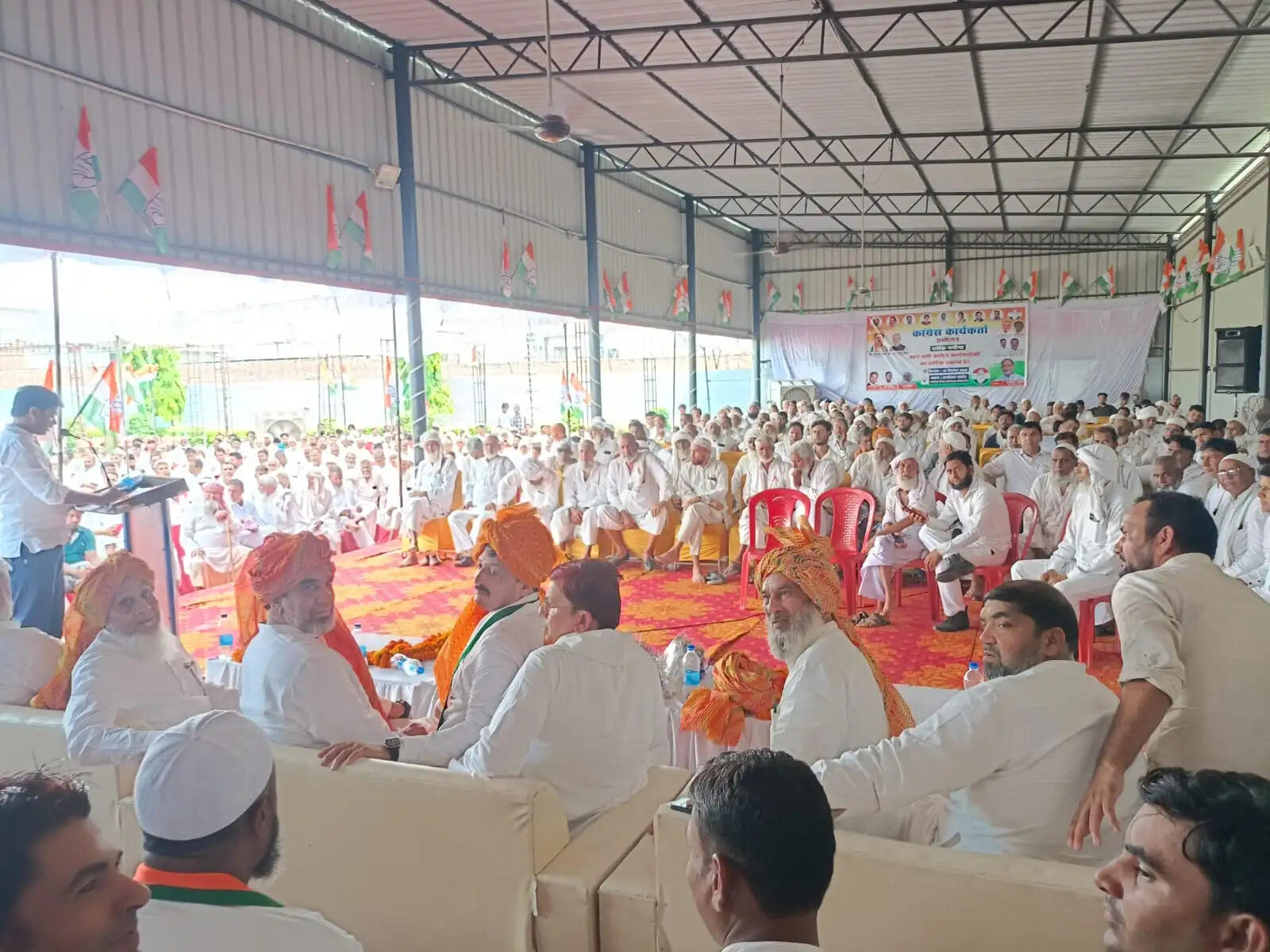 नूंह:कांग्रेस के कार्यकर्ता सम्मेलन में संगठन की मजबूती पर जोर