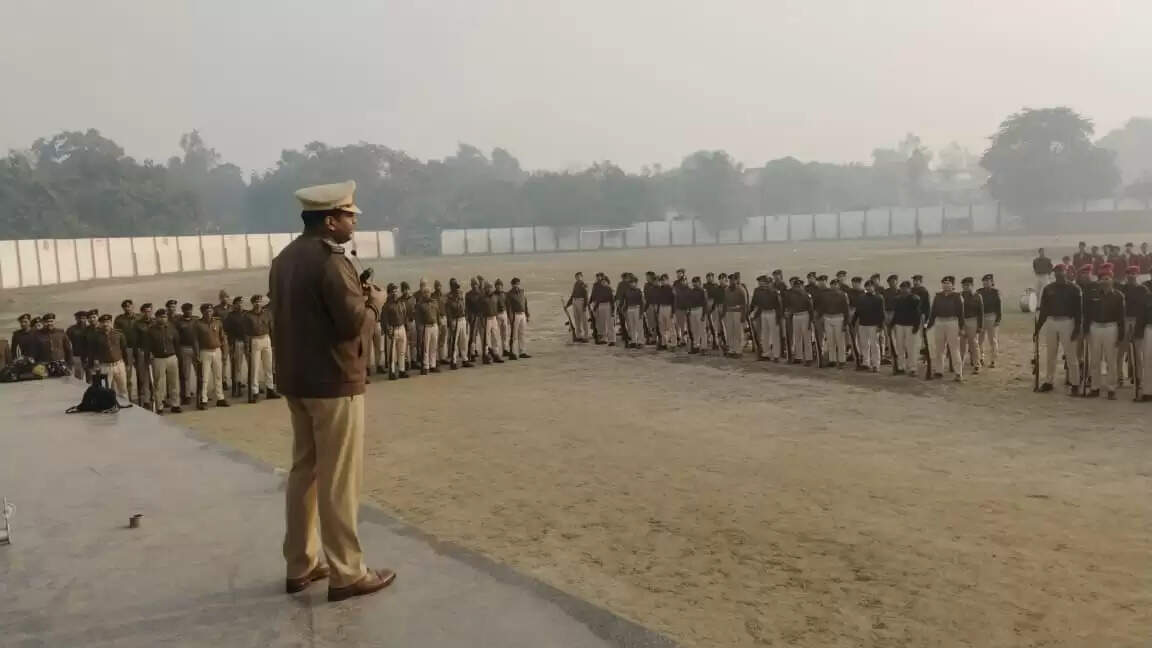 एसएसपी ने ली साप्ताहिक परेड की सलामी