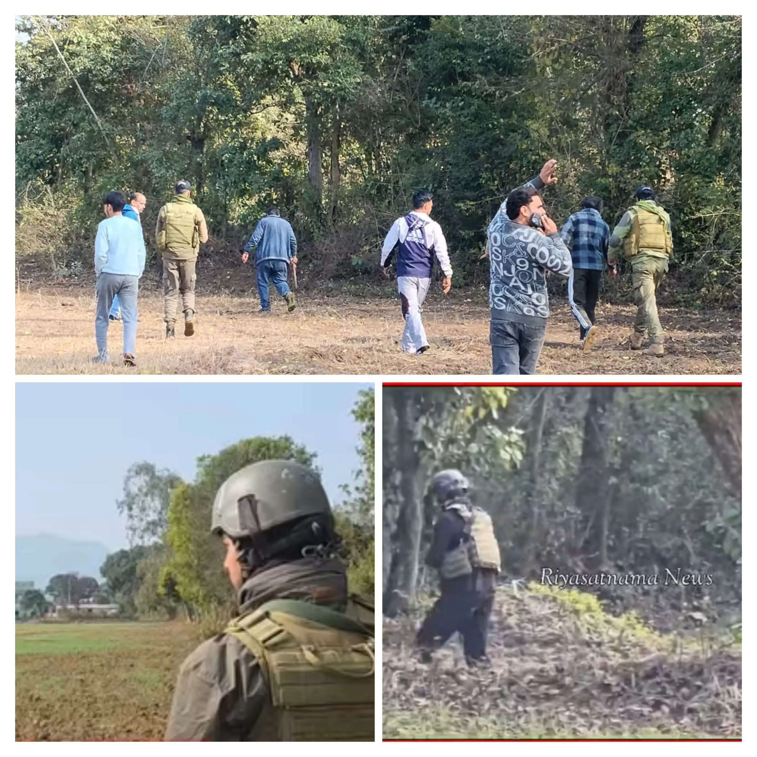 बिलावर में फिर दिखा संदिग्ध हथियारबंद, सुरक्षाबलों का सर्च ऑपरेशन जारी