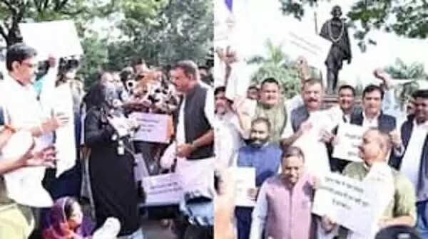 मप्र विधानसभा: शीतकालीन सत्र के पहले दिन कांग्रेस का हंगामा, रोजगार, खराब फसल और वीआईटी यूनिवर्सिटी का उठा मुद्दा