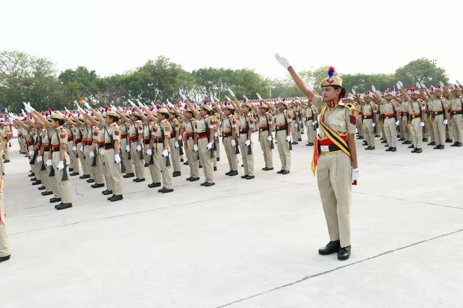 दिल्ली पुलिस में शामिल हुए 1353 नए पुलिसकर्मी