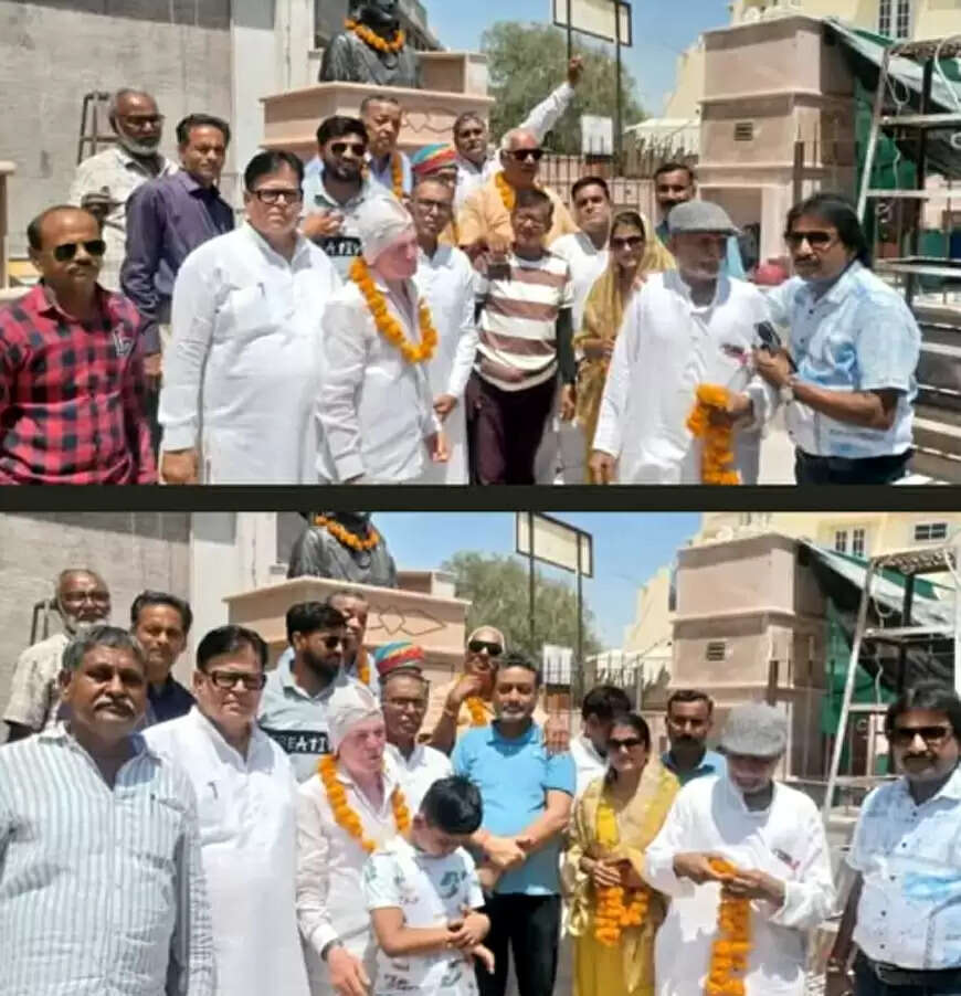 स्वतंत्रता संग्राम के महान वीरों शहीद अमरचंद बांठिया और बीरबल राम जीनगर की मूर्तियों की स्थापना