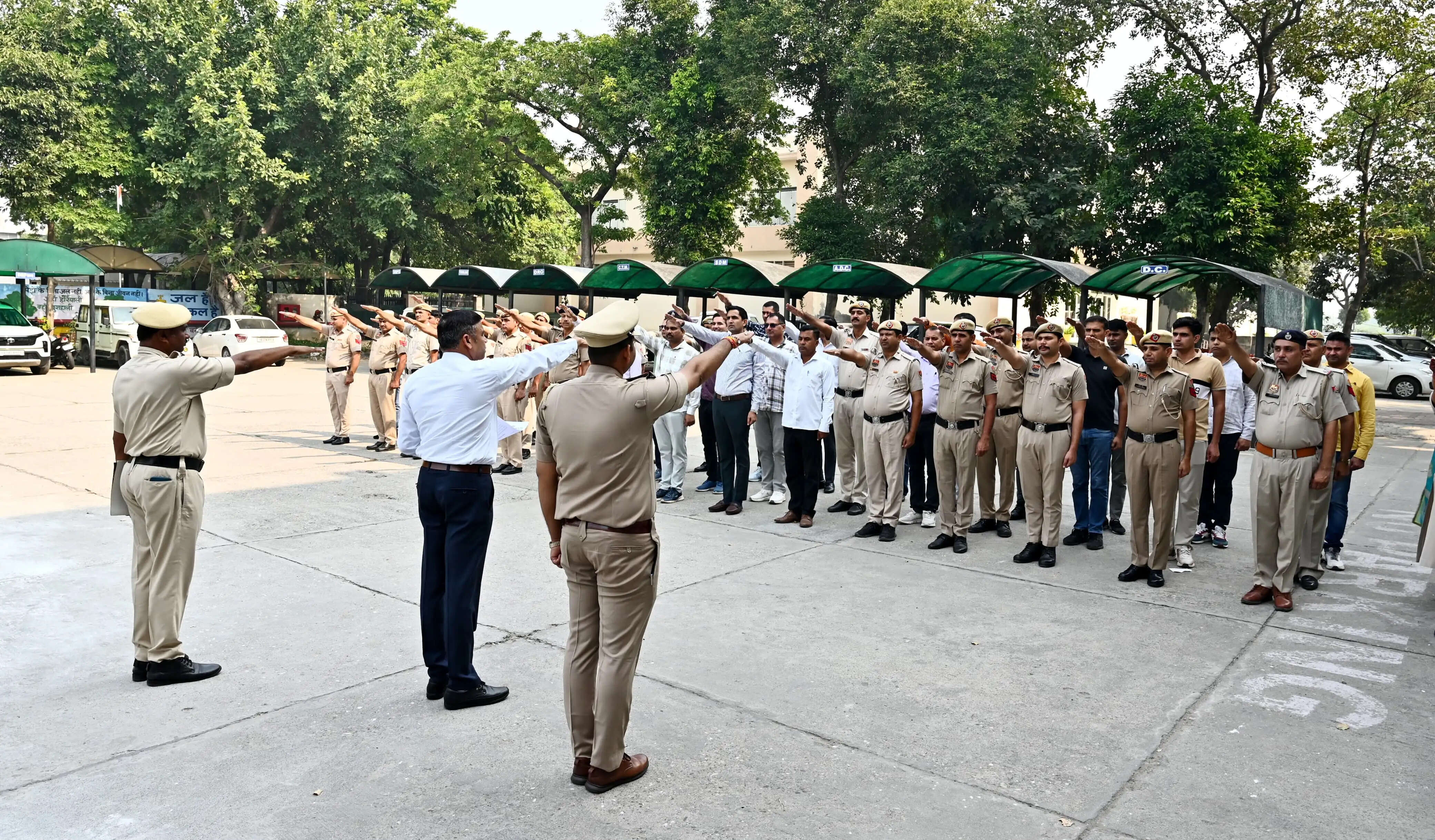राष्ट्रीय एकता दिवस पर कैथल पुलिस ने लिया देश की एकता और अखंडता बनाए रखने का संकल्प