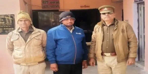 खनन कर रही ट्रैक्टर ट्राली को पुलिस ने पकड़ी, चालक गिरफ्तार