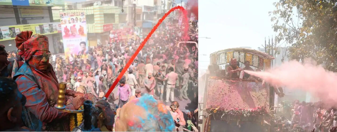 महाकाल की गेर में शामिल हुए मुख्यमंत्री डॉ. यादव, शस्त्र पूजन कर शस्त्र संचालन का किया गया प्रदर्शन