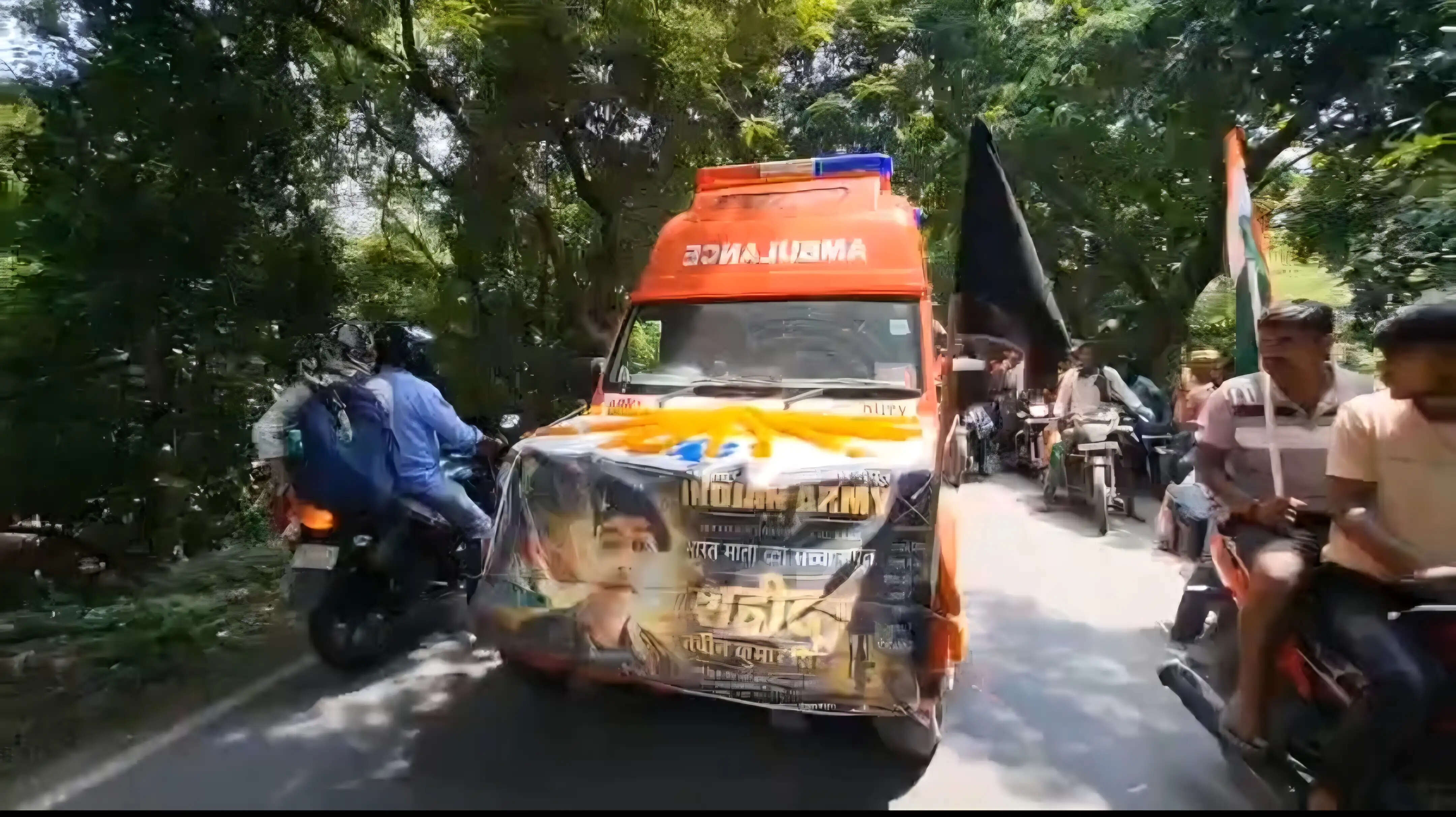 सोनपुर में सैन्य सम्मान के साथ हुआ&nbsp;शहीद नवीन सिंह का अंतिम संस्कार