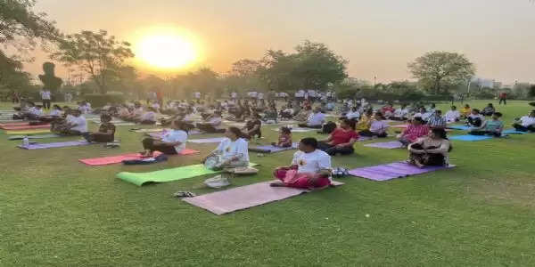 क्रीड़ा भारती योग साधना शिविर आयोजित