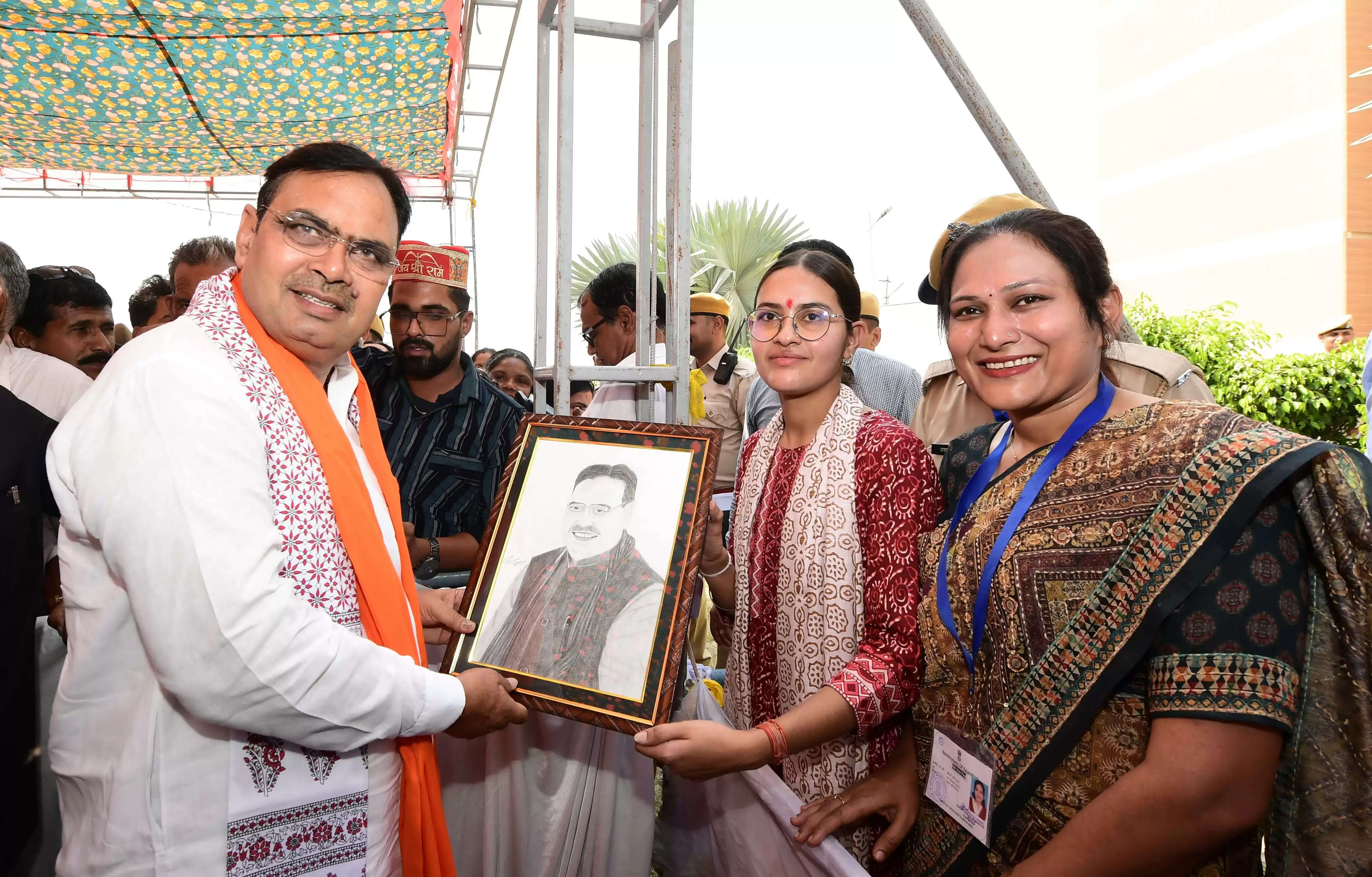 मुख्यमंत्री भजनलाल शर्मा ने गंगानगर में की जनसुनवाई