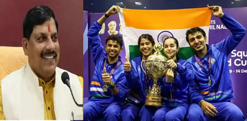 मुख्यमंत्री डॉ. यादव ने स्क्वैश विश्वकप जीतने पर भारतीय टीम को दी बधाई
