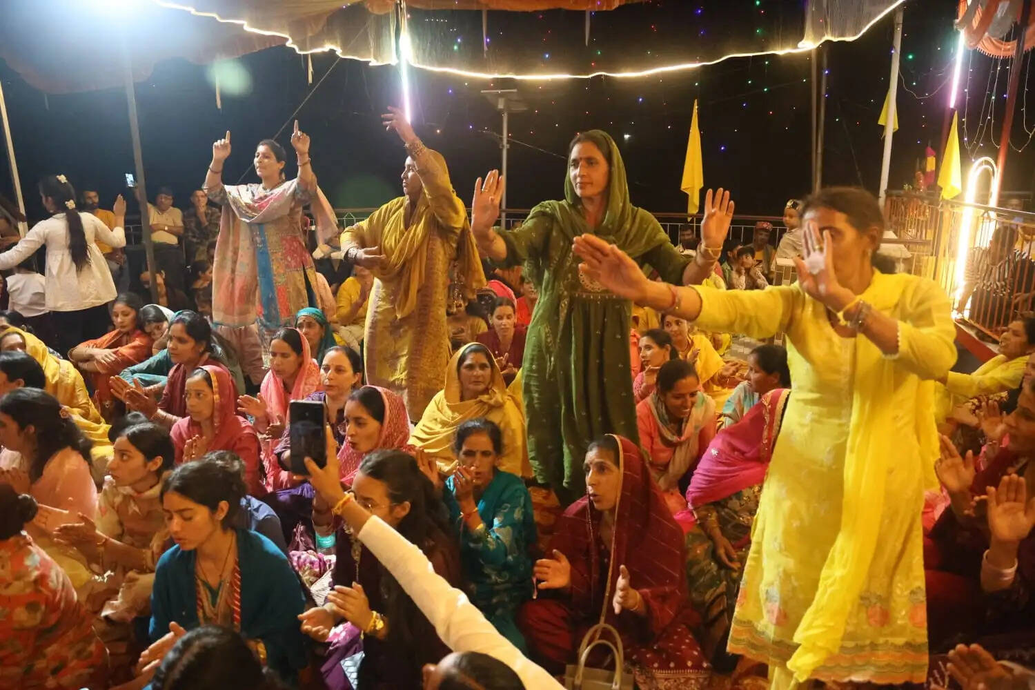 बगलामुखी मंदिर सेहली में धूमधाम से मनाई गई वार्षिक जाग, डायनियां रहीं विजयी