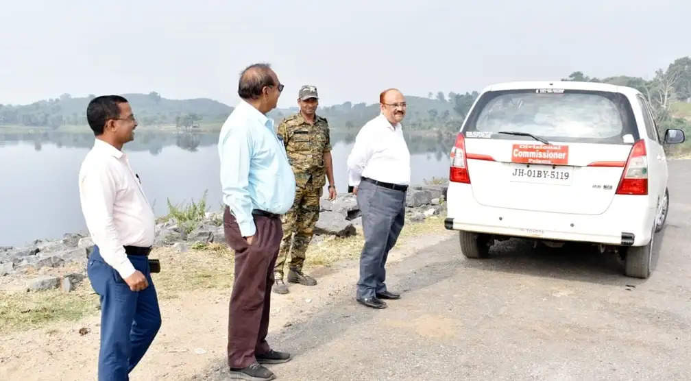 पर्यटक स्थल के रूप में विकसित होगा रानी ताल डैम, आयुक्त ने लिया जायज