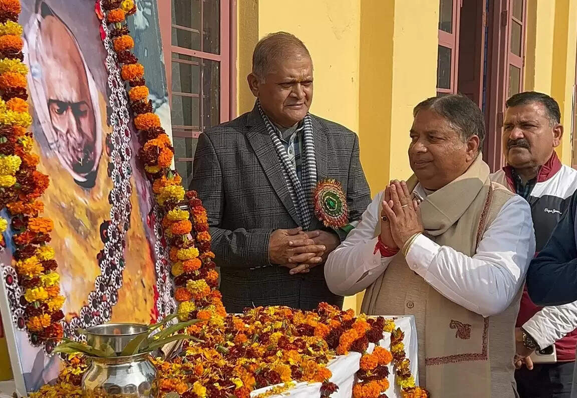 भाजपा नेताओं ने महात्मा बाबा बूटा राम जी को उनकी 56वीं पुण्य तिथि पर भावभीनी श्रद्धांजलि की अर्पित