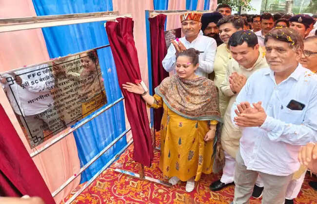 नारनाैल: स्वास्थ्य मंत्री ने बीस करोड़ के विकास कार्यों का किया उद्घाटन