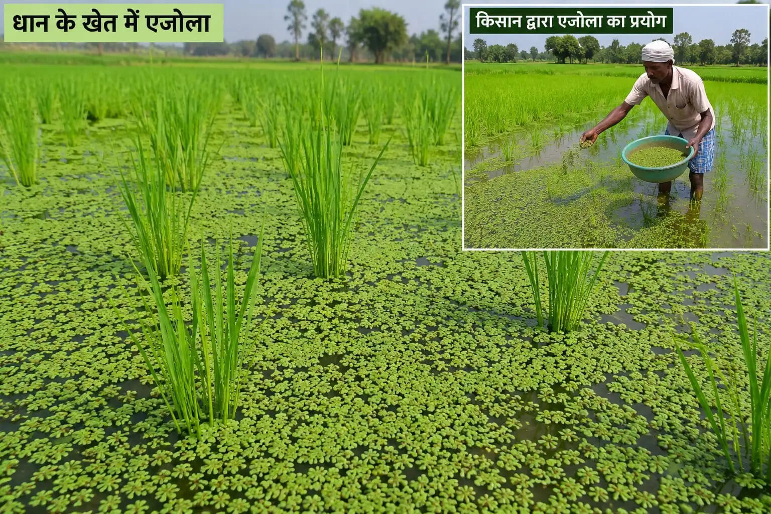 धान की खेती में 'एजोला' अपनाएं किसान, यूरिया की बचत के साथ सुधरेगी मिट्टी की सेहत और बढ़ेगी पैदावार