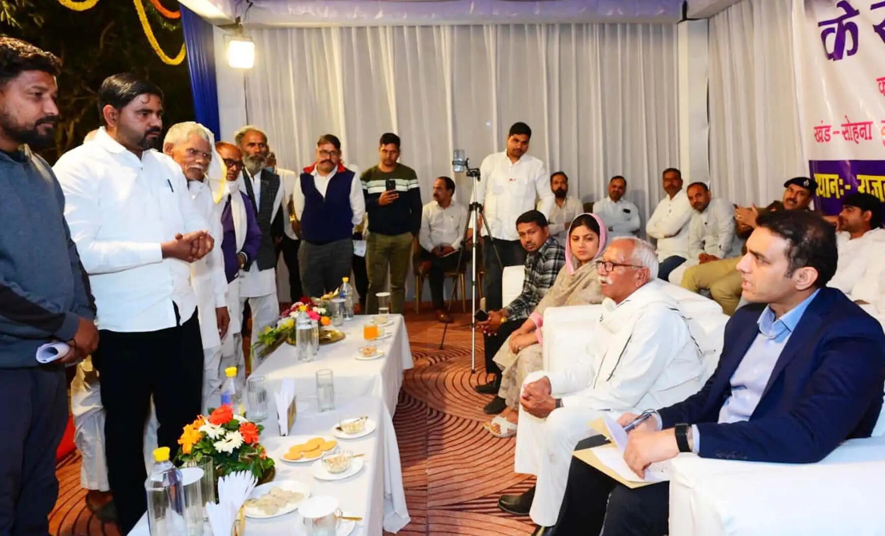 गुरुग्राम: प्रशासन को गांव की चौपाल तक लाना रात्रि ठहराव का प्रमुख उद्देश्य: अजय कुमार