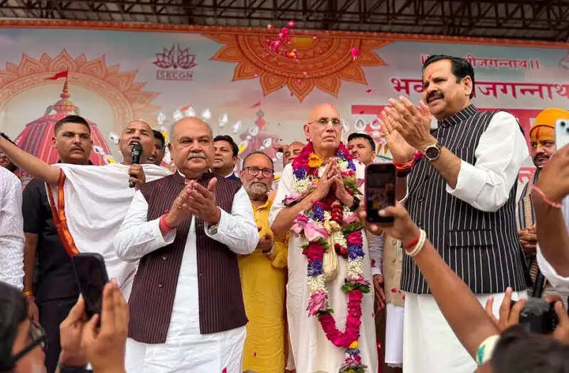 ग्वालियरः भगवान जगन्नाथ की भव्य रथयात्रा में उमड़ा आस्था का सैलाब
