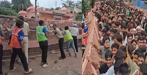 मप्र के उज्जैन के नागचंद्रेश्वर मंदिर के बाहर मची अफरा-तफरी, 13 श्रद्धालुओं की तबीयत बिगड़ी