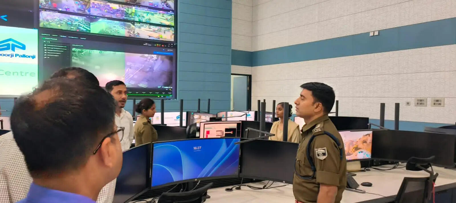 एसएसपी ने किया इंटीग्रेटेड कमांड एंड कंट्रोल सेंटर का निरीक्षण