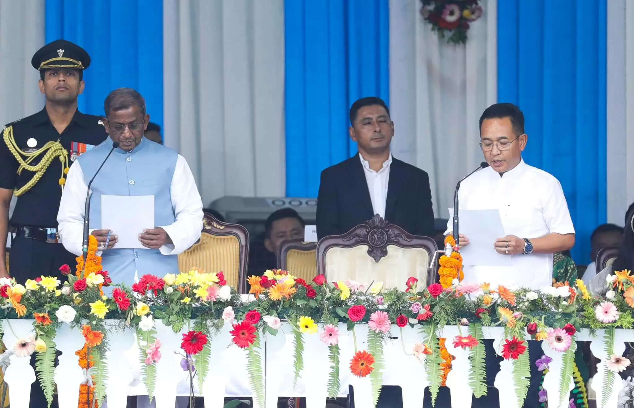 प्रेम सिंह तमांग दूसरी बार बने सिक्किम के मुख्यमंत्री, राज्यपाल ने दिलाई शपथ