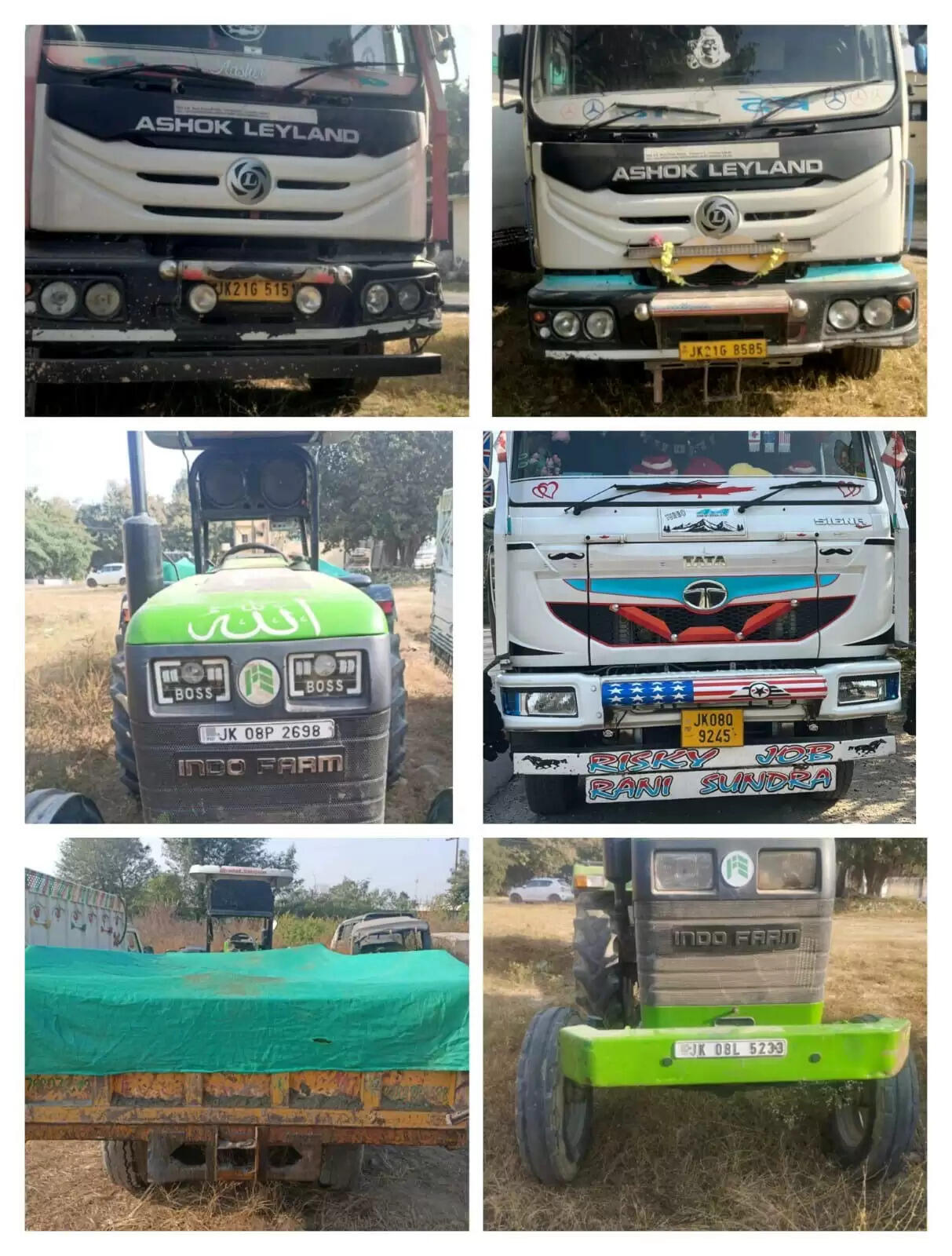 हीरानगर क्षेत्र में अवैध खनन में लिप्त 05 वाहन जब्त