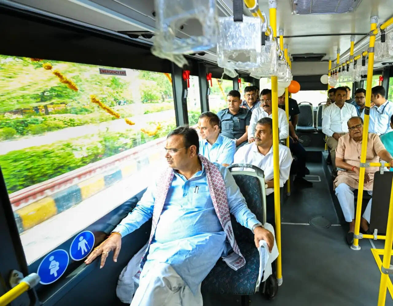 मुख्यमंत्री भजनलाल शर्मा ने जयपुर को 29 और भीलवाड़ा को 18 ई बसों की दी सौगात
