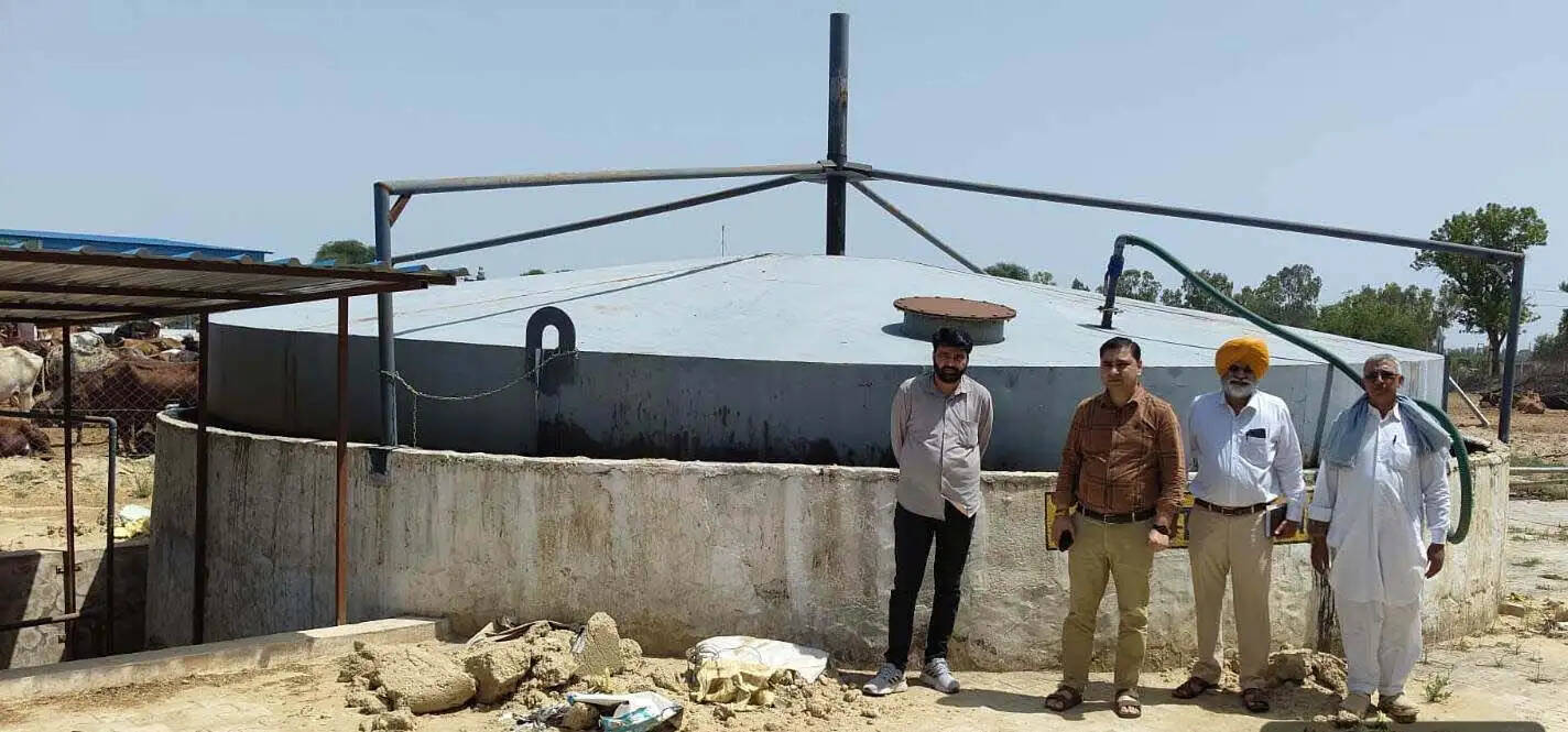 सिरसा में गोबरधन प्रोजेक्ट तैयार, सस्ती बायोगैस की सप्लाई होगी शुरू