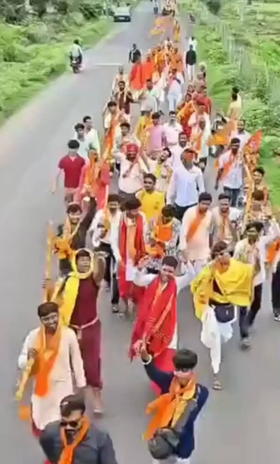 राजगढ़ः हर-हर महादेव के जयघोष के साथ निकली विशाल कांवड़ यात्रा, पूर्व मंत्री रहे शामिल