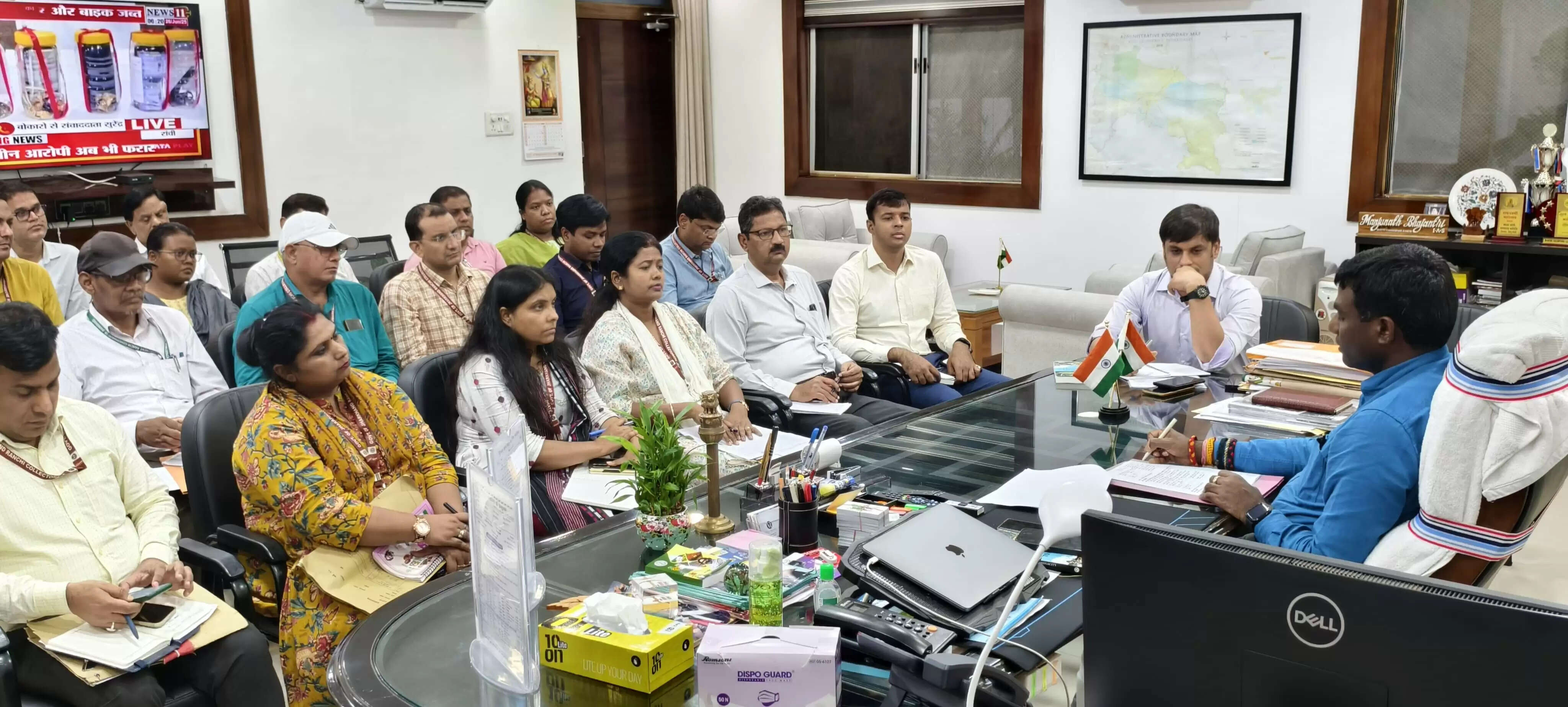 रथयात्रा को लेकर उपायुक्त ने सुरक्षा और साफ-सफाई का दिया निर्देश