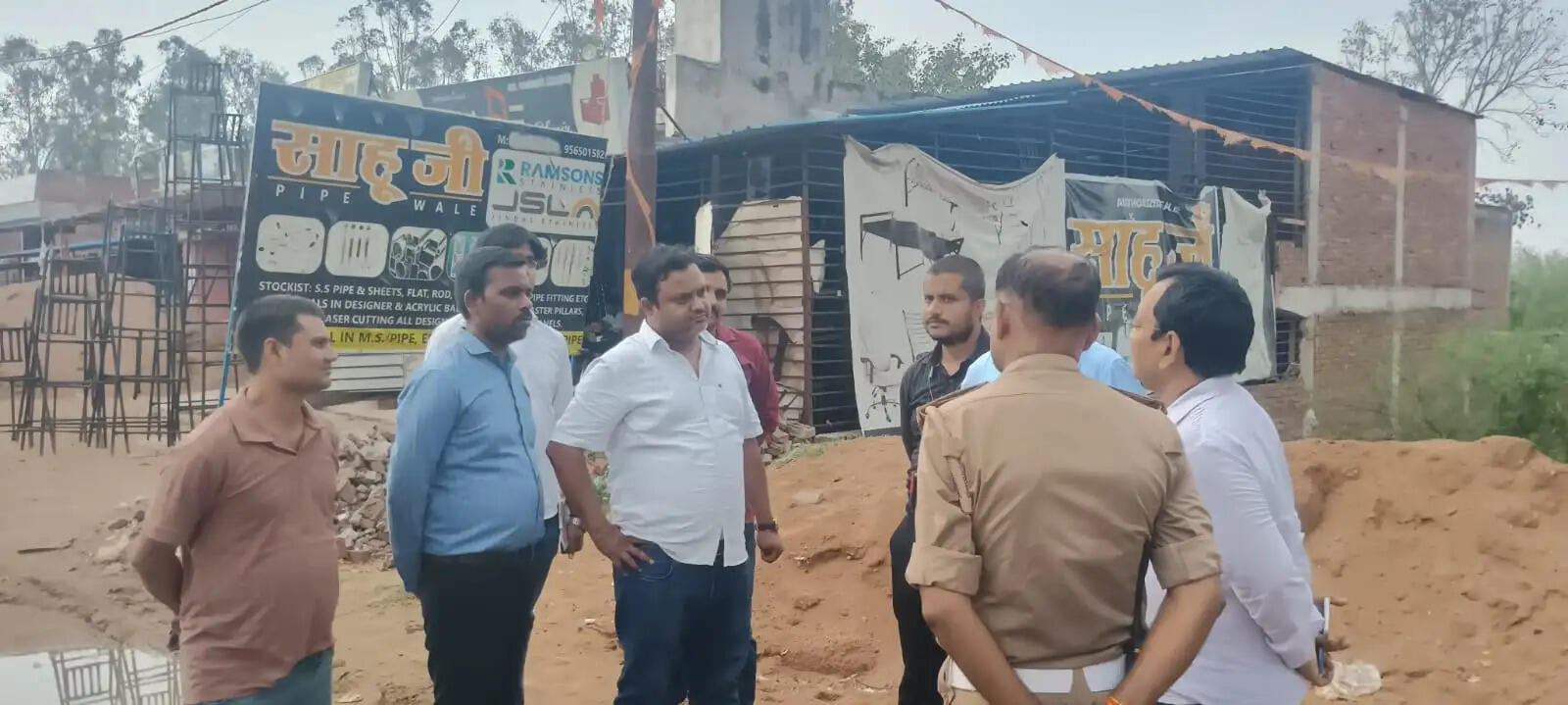 दिल्ली से आई चार सदस्यीय टीम ने खूनी हाईवे का किया अवलोकन