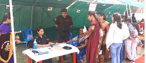 मिलिट्री हॉस्पिटल में स्वास्थ्य जागरूकता एवं चिकित्सा शिविर का आयोजन
