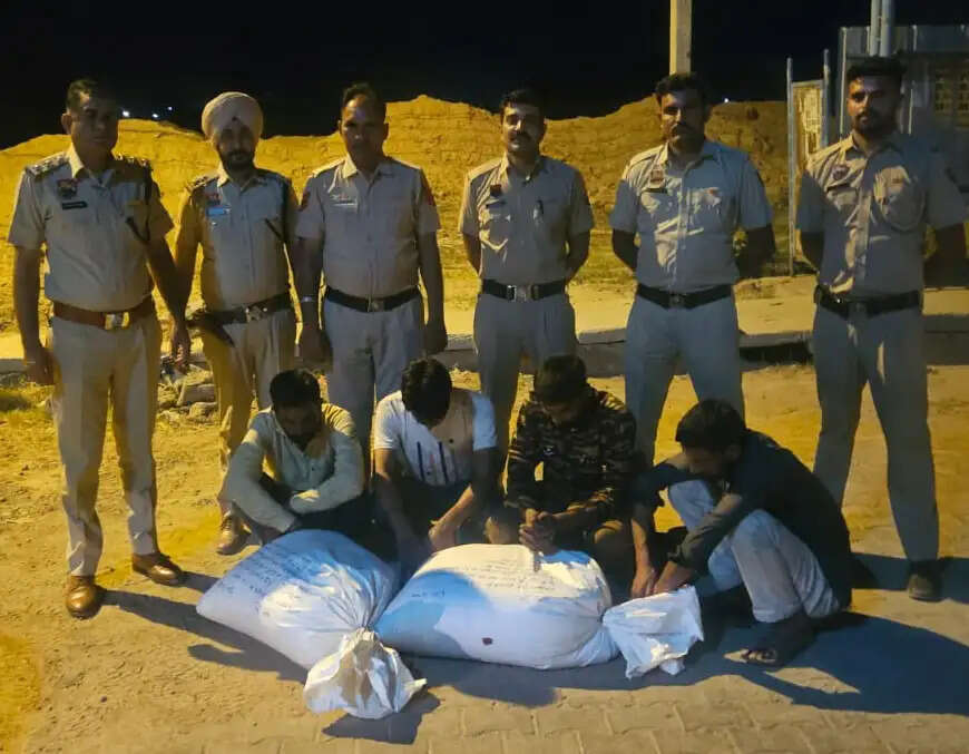 सिरसा: मध्यप्रदेश से लाई जा रही नशे की खेप पकड़ी, चार तस्कर गिरफ्तार