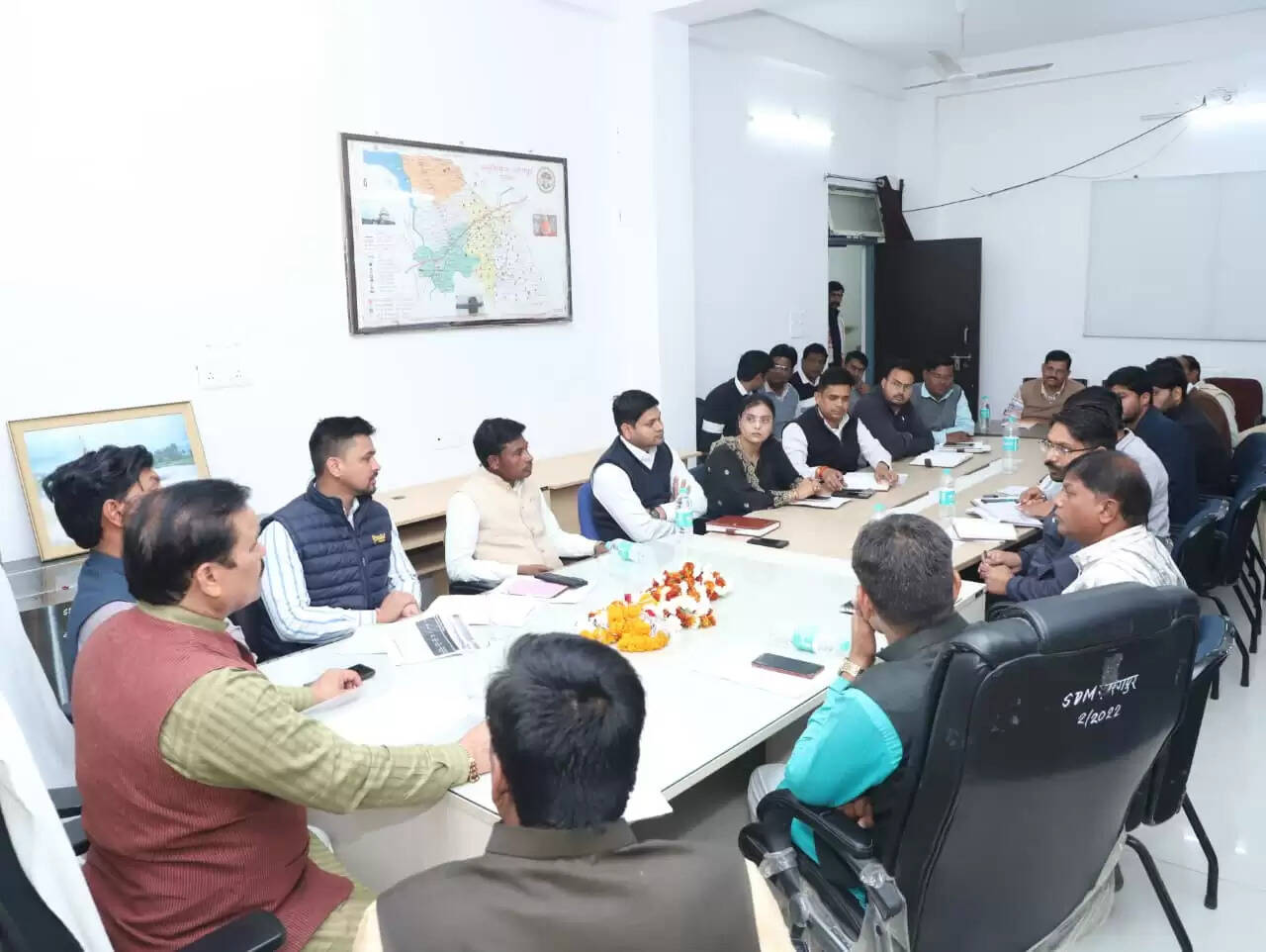 राजगढ़ःशुद्व पेयजल आपूर्ति को लेकर हुई समीक्षा बैठक,राज्यमंत्री टेटवाल ने दिए निर्देश