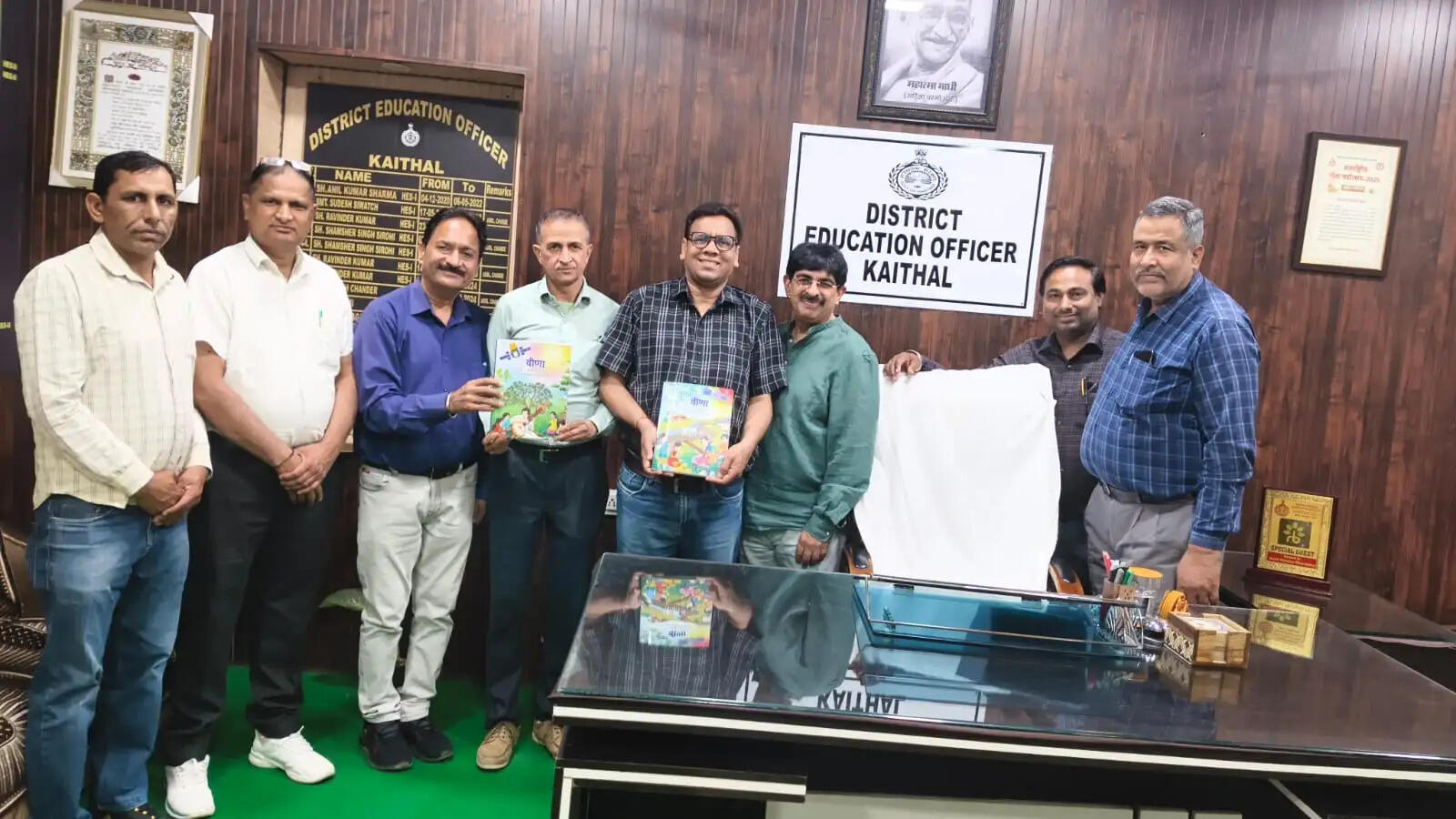 कैथल: हरियाणा के विद्यालयों में ‘वीणा’ का स्वर, कक्षा चार व पांच के लिए नई हिंदी पाठ्यपुस्तक लागू