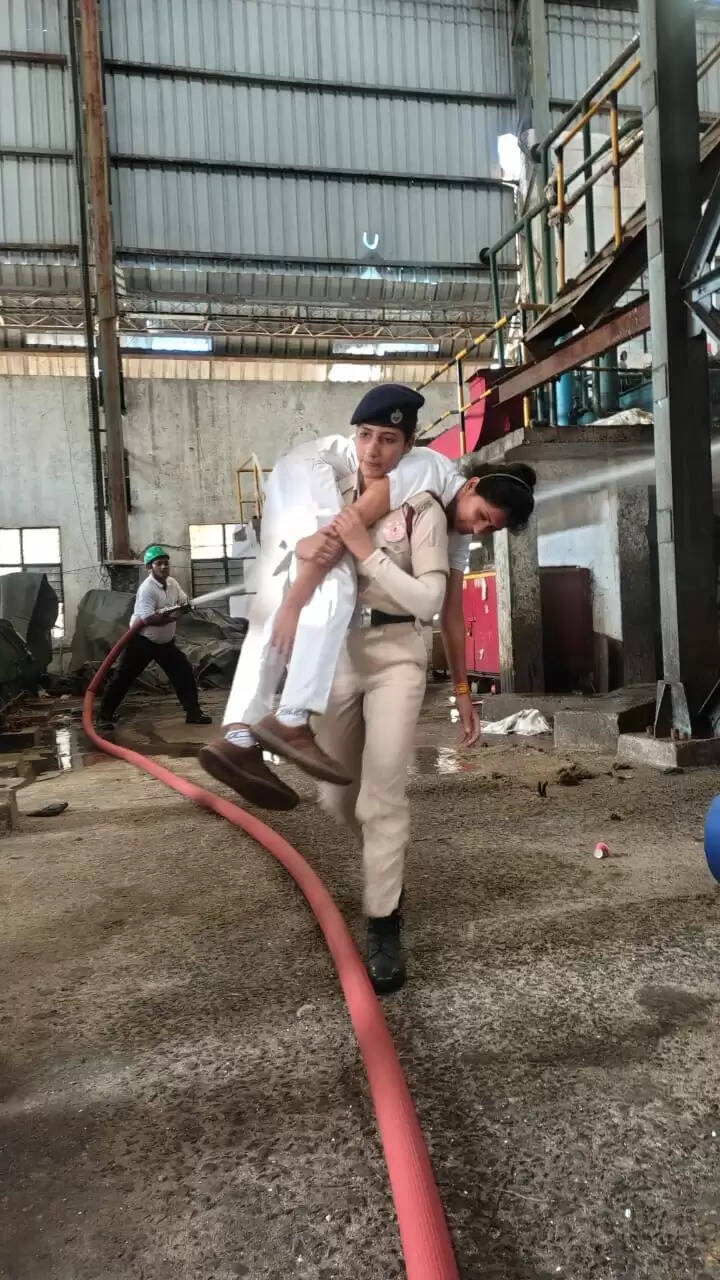 आग से बचाव को लेकर एचपीसीएल बाओफ्यूल्स इकाई में किया गया मॉक ड्रील