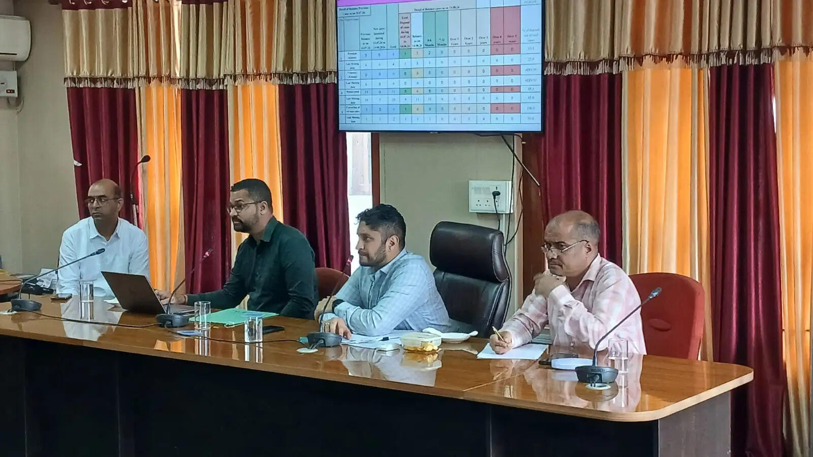 राजस्व अधिकारियों की बैठक में दिए लंबित मामलों के समयबद्ध निपटारे के निर्देश