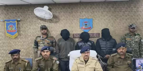 बोकारो में अंतरराज्यीय गिरोह का भंडाफोड़, तीन अपराधी गिरफ्तार