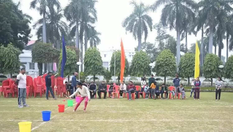 राजभवन में बैडमिंटन एवं कलर बॉल प्रतियोगिताओं का आयोजन