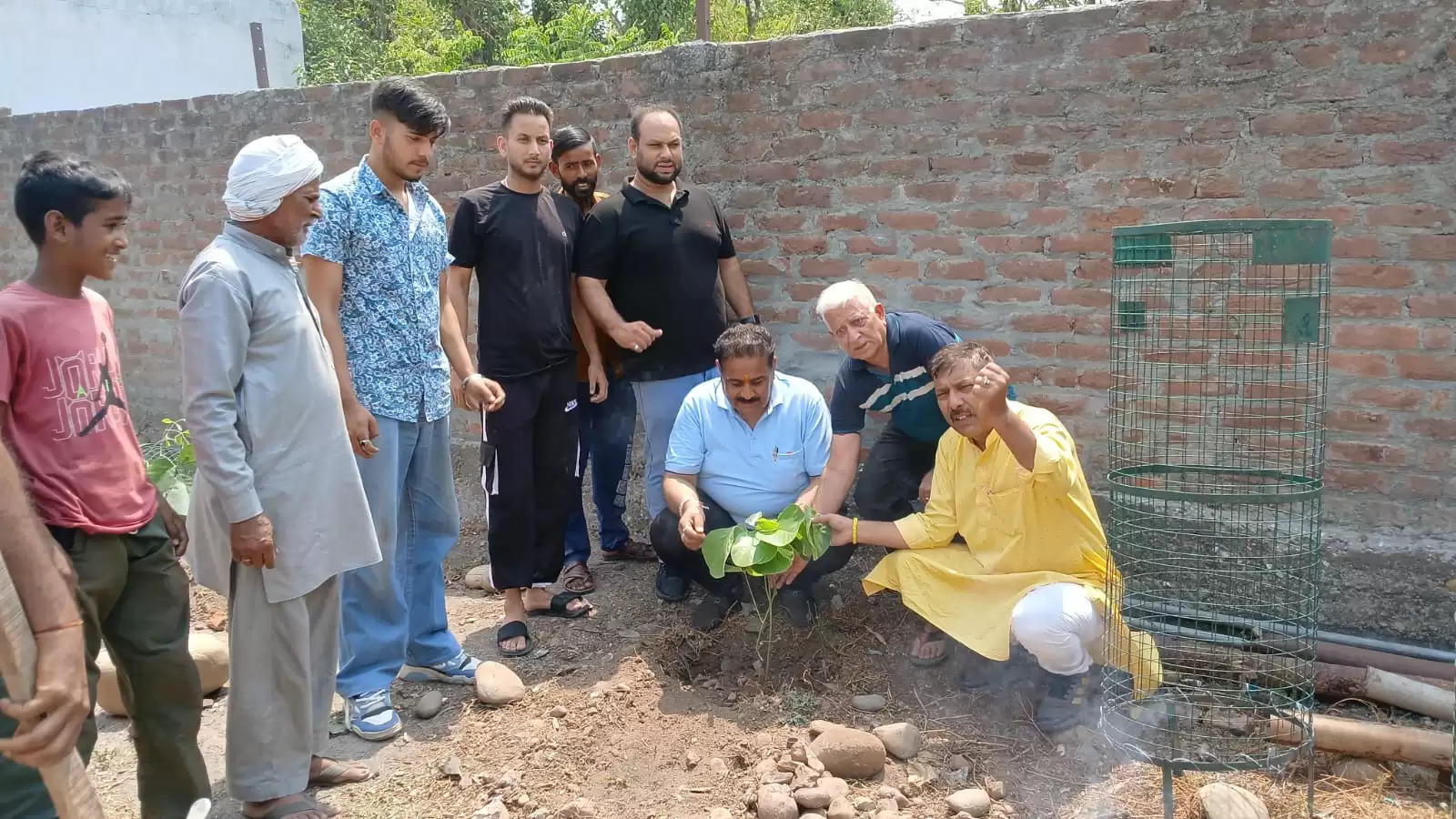 वृक्षारोपण के माध्यम से डॉ. मुखर्जी को दी गई श्रद्धांजलि