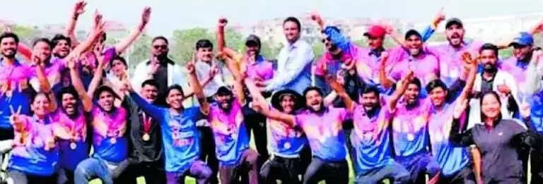 टिमिट कॉलेज ऑफ फिजिकल एजुकेशन ने सीसीएसआईटी को पांच विकेट से हराकर बना चैम्पियनशिप