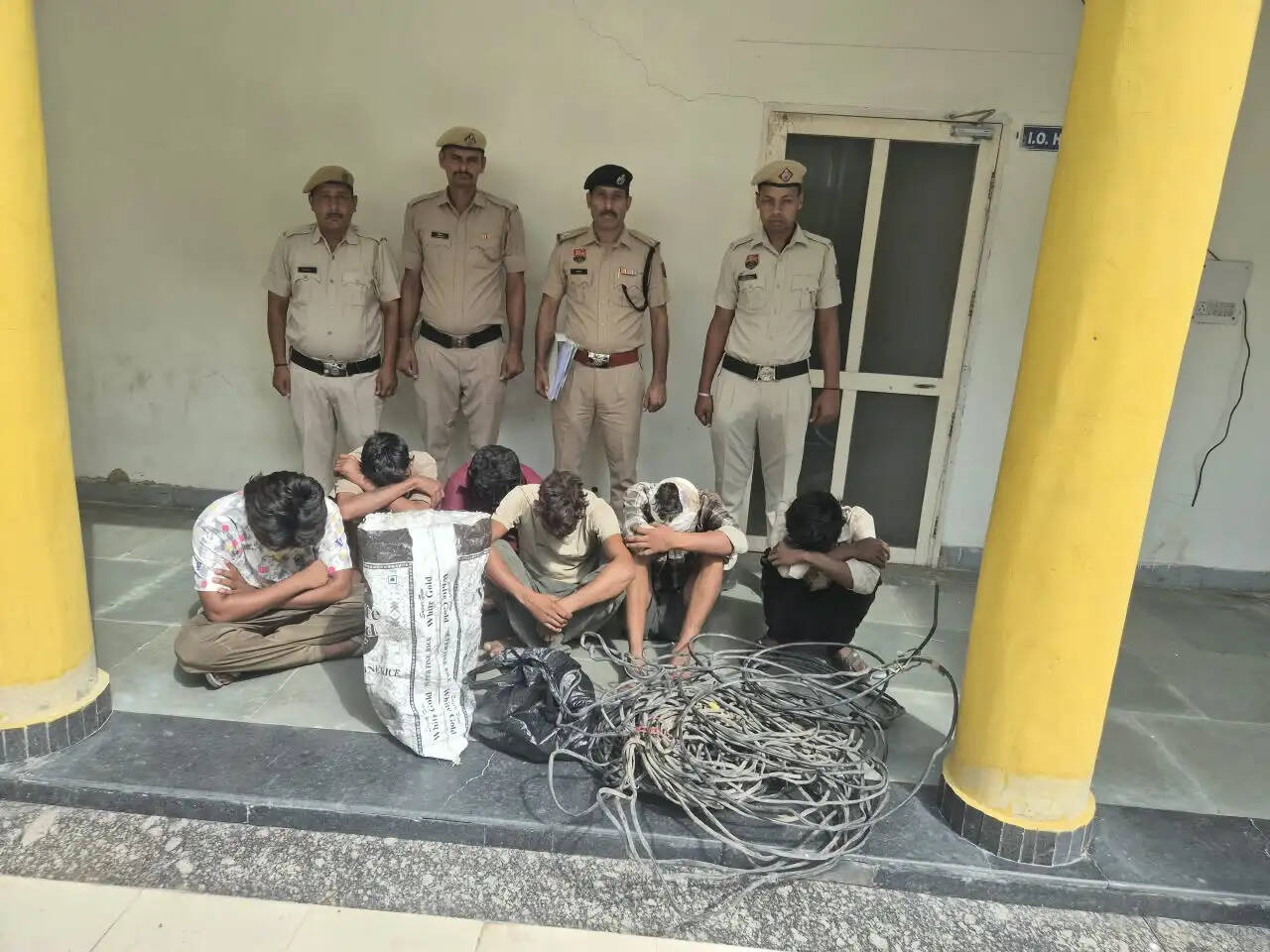 जींद : सबमर्सिबल केबल चोरी गिरोह के छह सदस्य गिरफ्तार