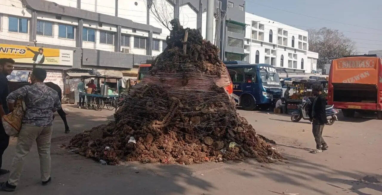कोरबा : गोबर के कंडों से सजेगी होलिका, पांच दशक से निभा रहा अग्रवाल समाज