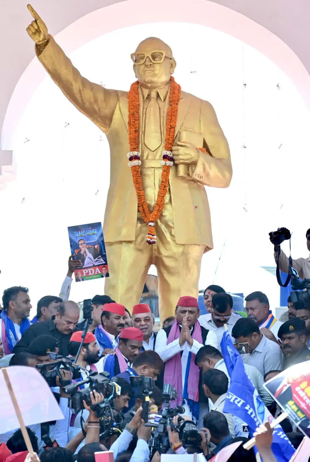 बाबा साहब की सामाजिक न्याय की लड़ाई जारी रखेगी सपा: अखिलेश यादव