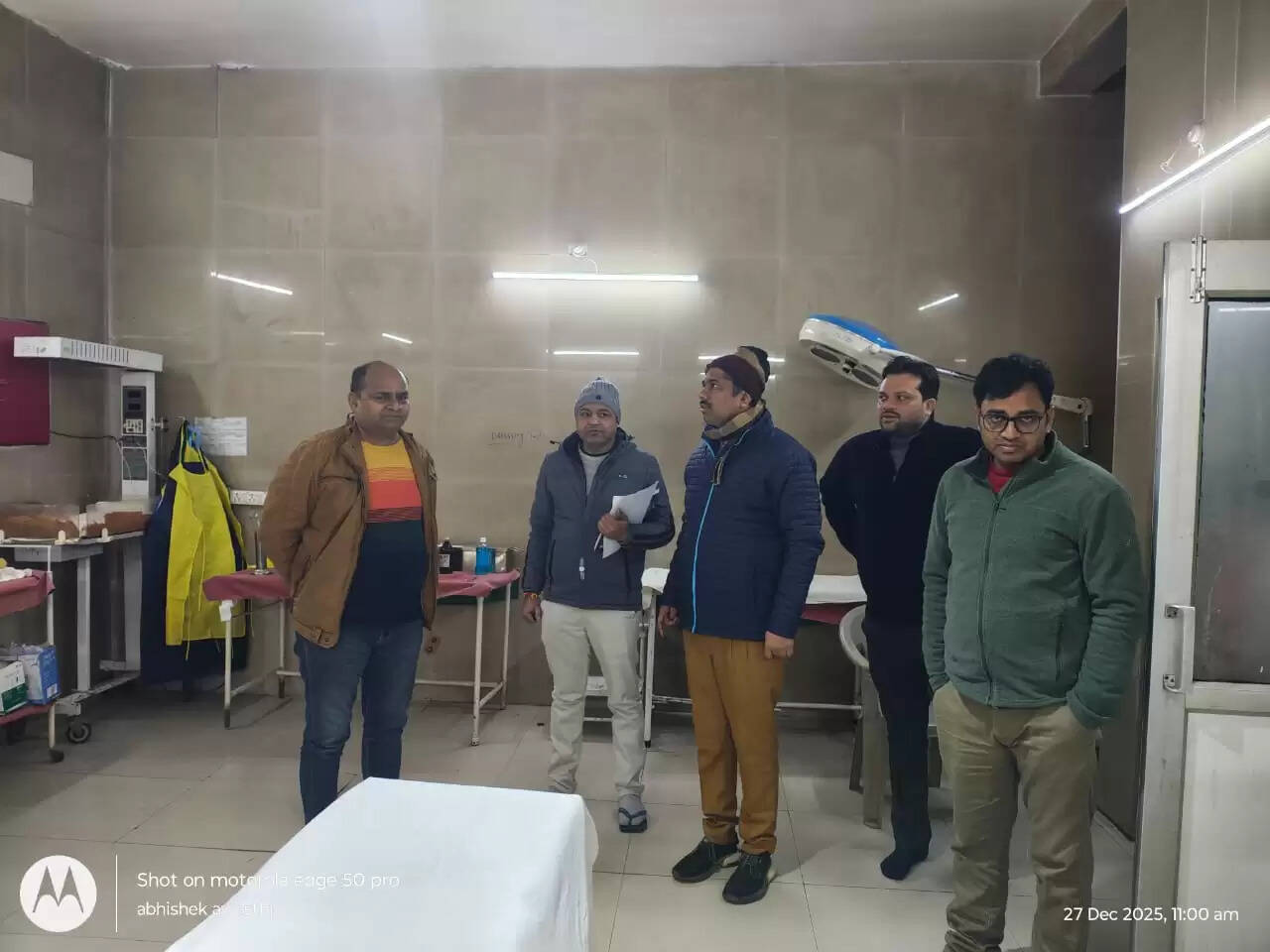 सीएचसी लहरपुर का एसआरएम टीम ने किया निरीक्षण