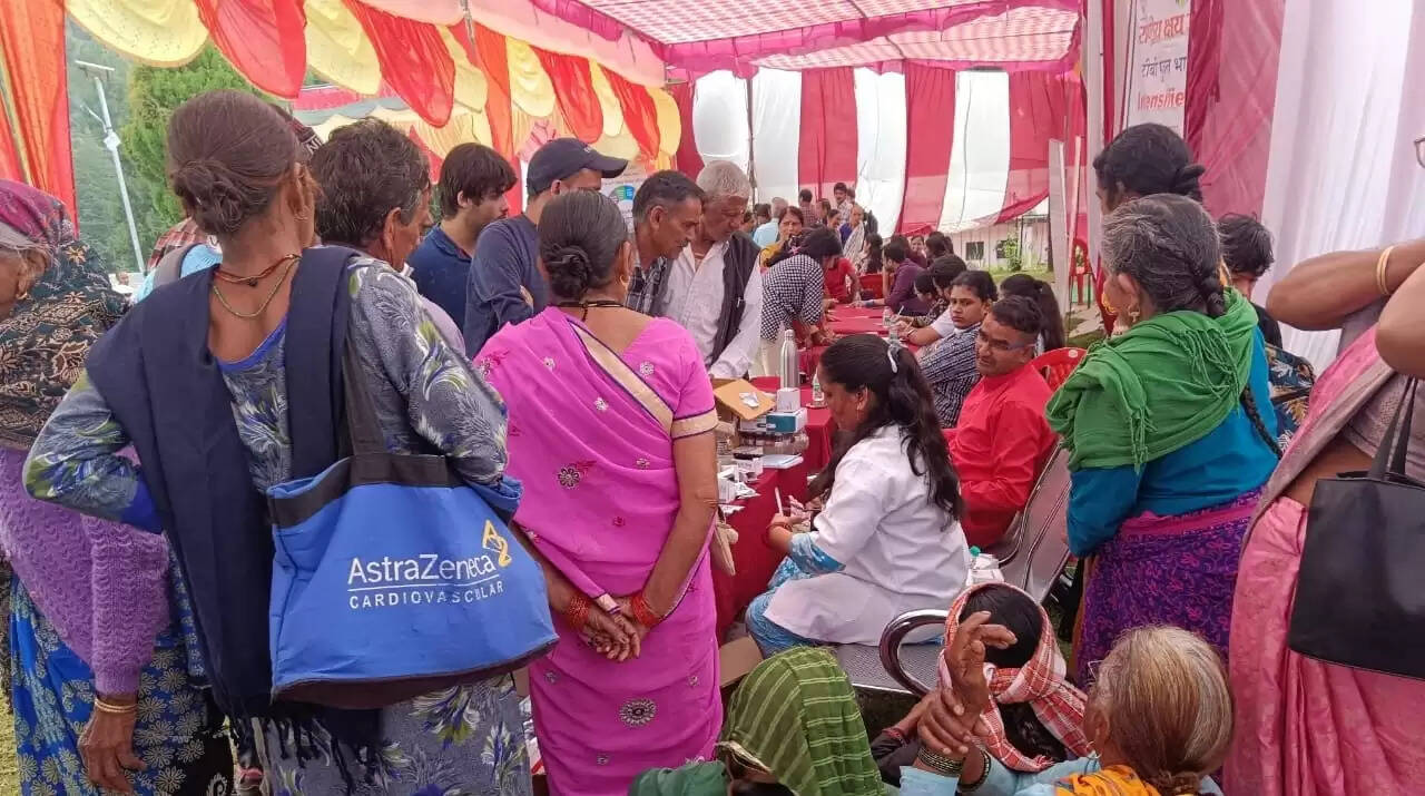खिर्सू सीएचसी में निशुल्क स्वास्थ्य शिविर का 174 से अधिक मरीजों ने उठाया लाभ