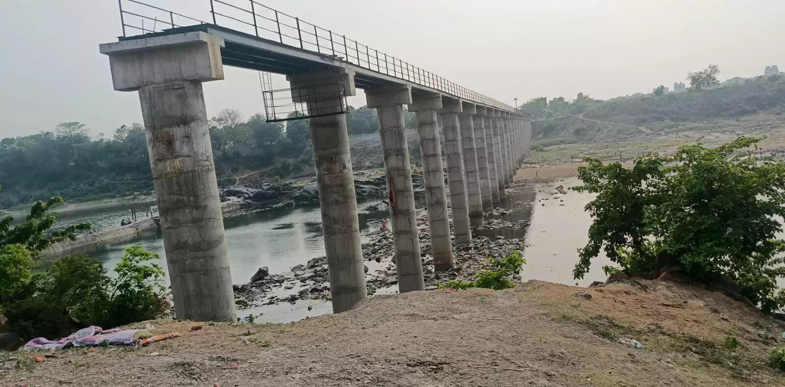 बड़ौदा घाट पर ठप पड़ी 237 करोड़ की जलापूर्ति योजना