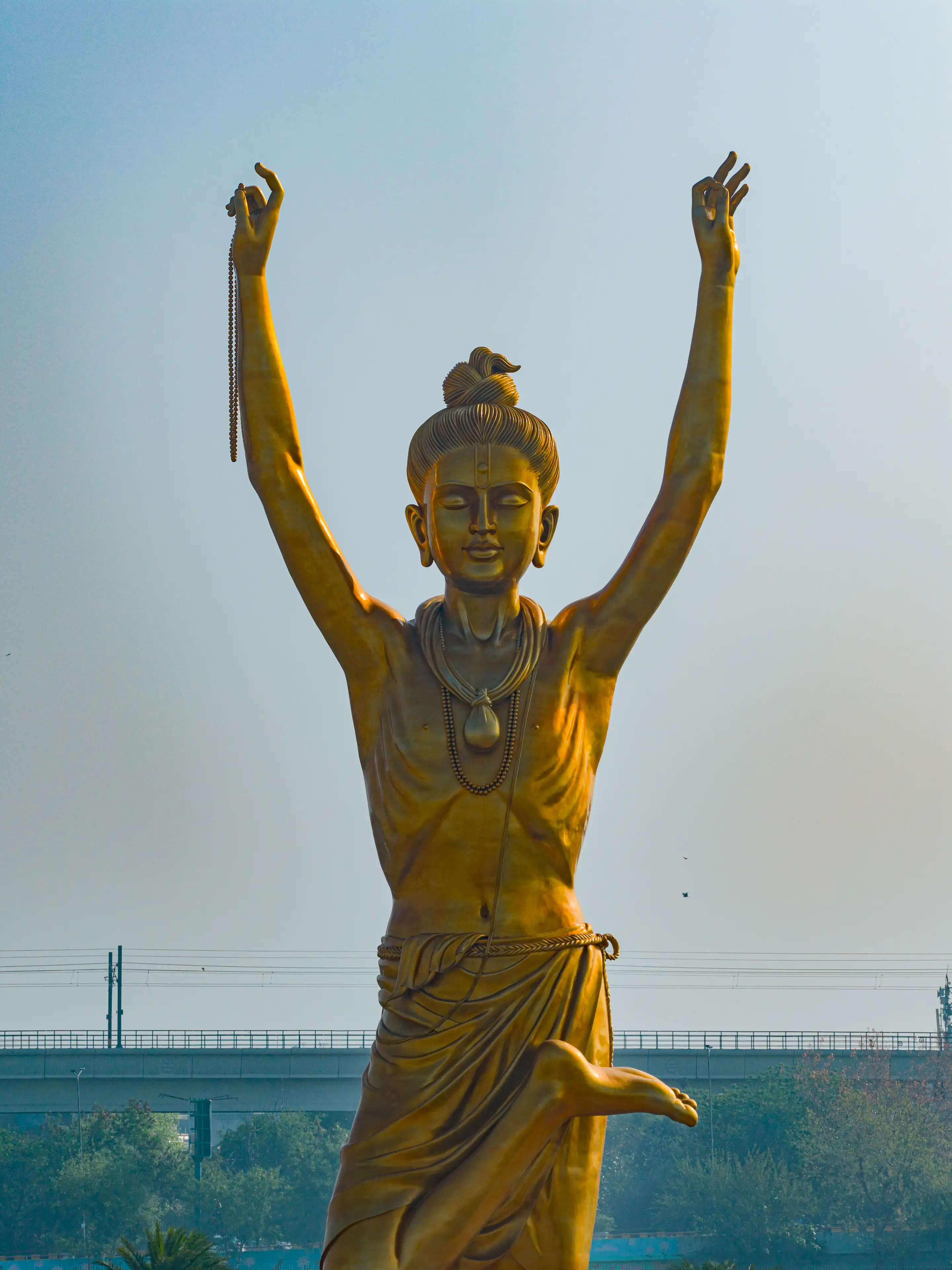 दिल्ली के अक्षरधाम में 108 फीट ऊंची श्री नीलकंठ वर्णी प्रतिमा की प्राण-प्रतिष्ठा कल