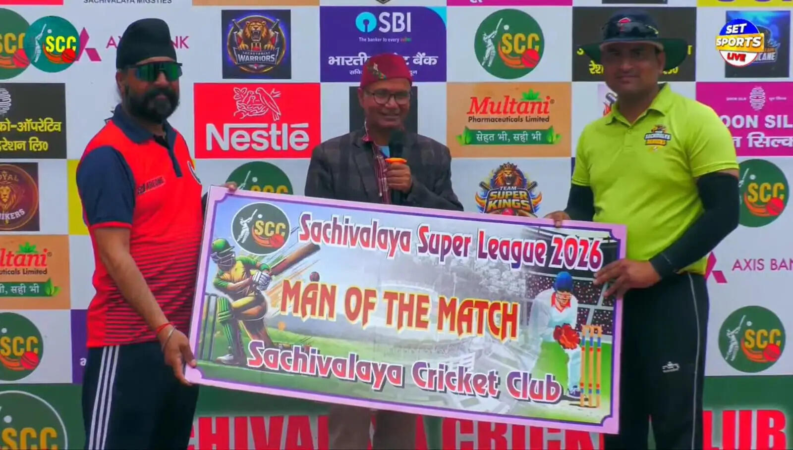 सचिवालय सुपर लीग में डेंजर और बुल्स की शानदार जीत, नूर मोहम्मद और विक्की बने मैच के हीरो