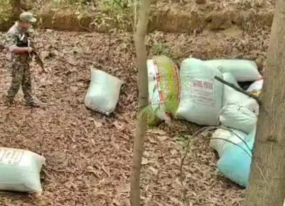 तमाड़ के जंगल से 7 क्विंटल डोडा बरामद, तस्कर फरार