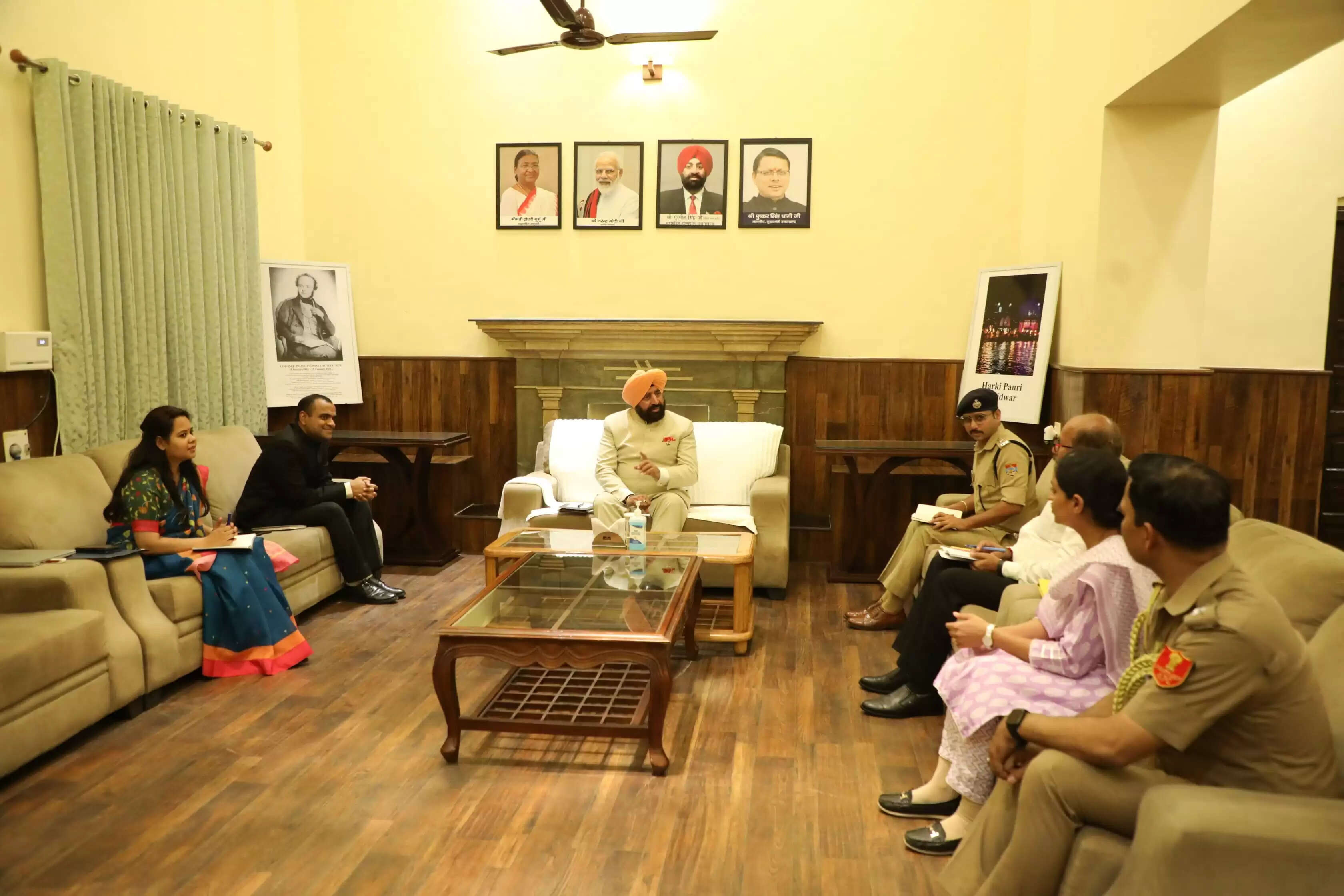 राज्यपाल लेफ्टिनेंट जनरल गुरमीत सिंह ने कावड़ यात्रा की समीक्षा की